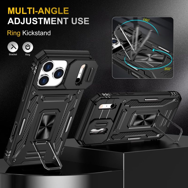 Cover iPhone 17 Pro Telefon Etui Glidende Linsebeskytter Og Montering