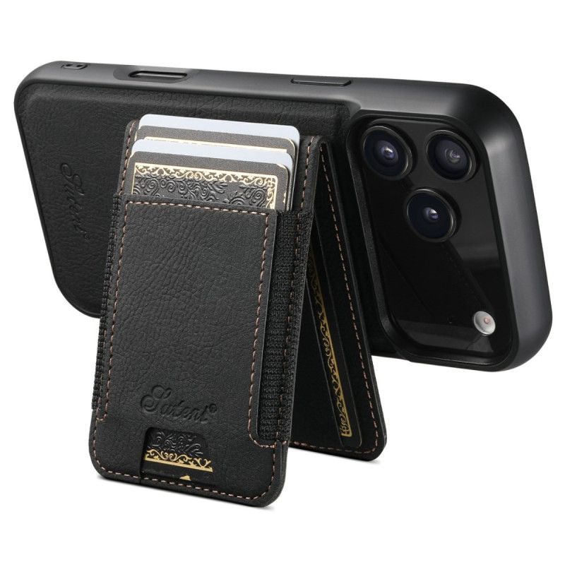 Cover iPhone 17 Pro Telefon Etui Magsafe 2-i-1 Aftagelig Kortholder