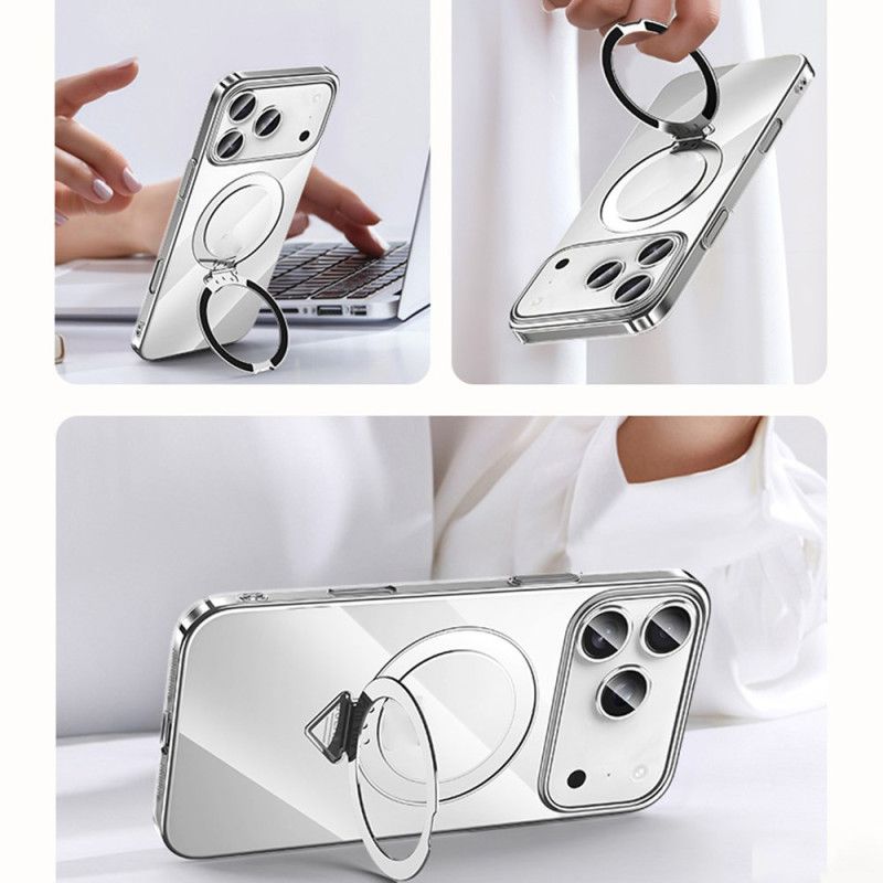 Cover iPhone 17 Pro Telefon Etui Magsafe-kompatibel Foldbar Stander
