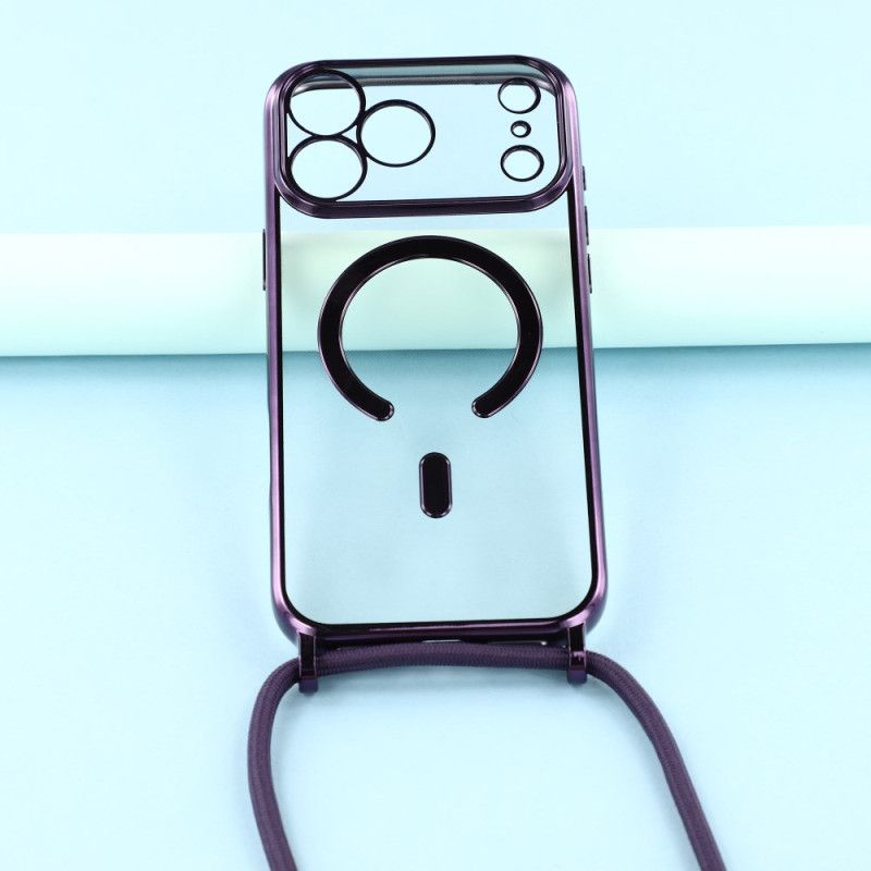 Cover iPhone 17 Pro Telefon Etui Magsafe-kompatibel Klar Ledning