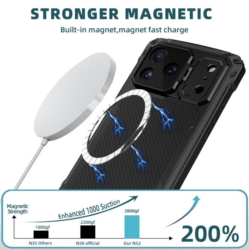 Cover iPhone 17 Pro Telefon Etui Magsafe Premium Protection