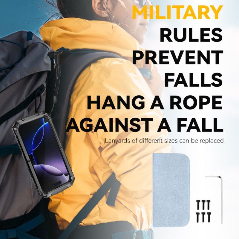 Cover iPhone 17 Pro Telefon Etui R-just Fuld Beskyttelse