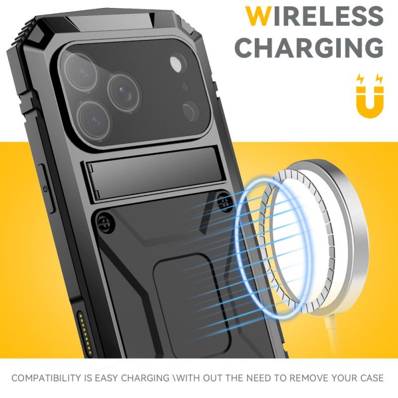 Cover iPhone 17 Pro Telefon Etui R-just Fuld Beskyttelse