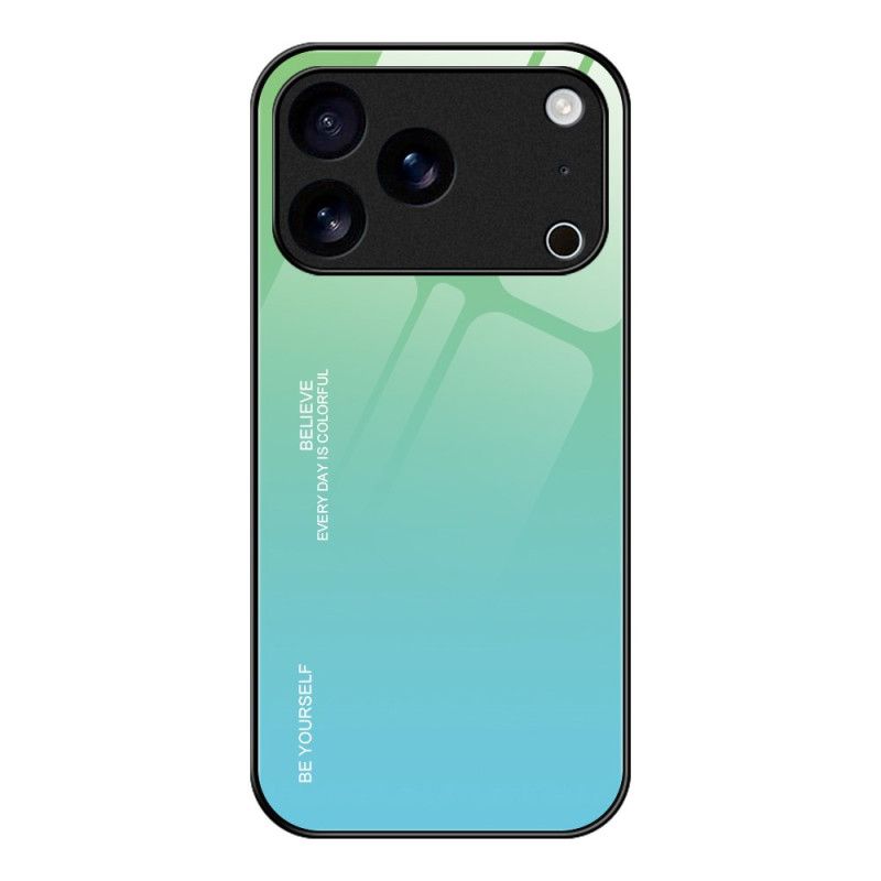 Cover iPhone 17 Pro Vær Dig Selv Hærdet Glas