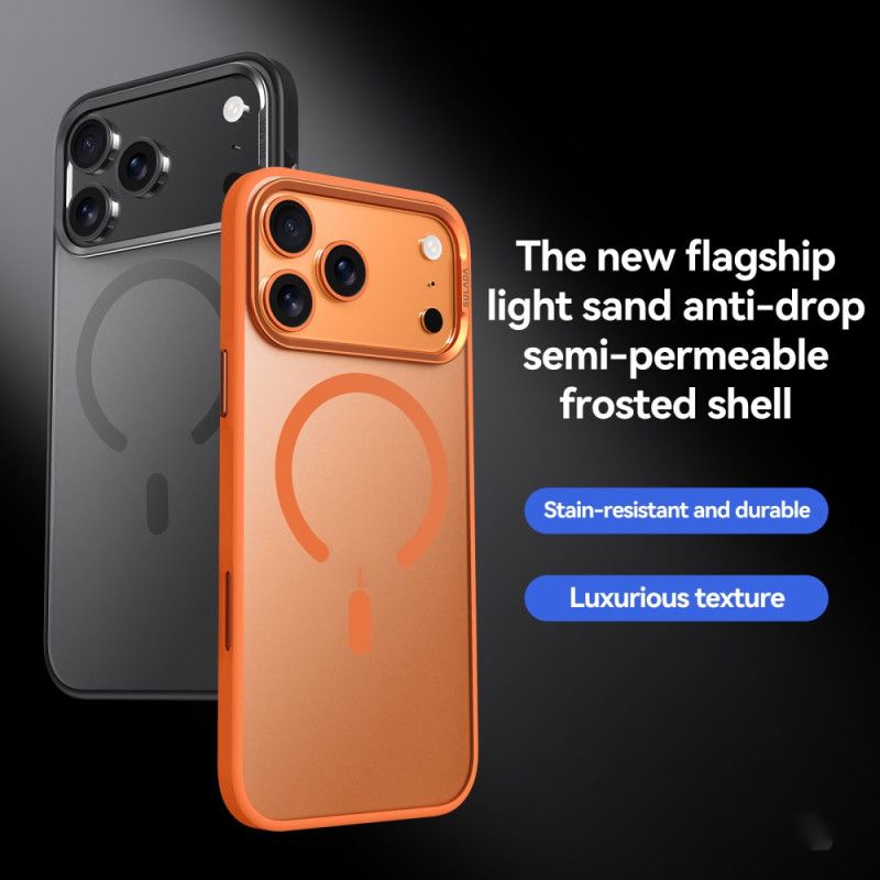 Cover Til iPhone 17 Pro Magsafe-kompatibel Halvtransparent