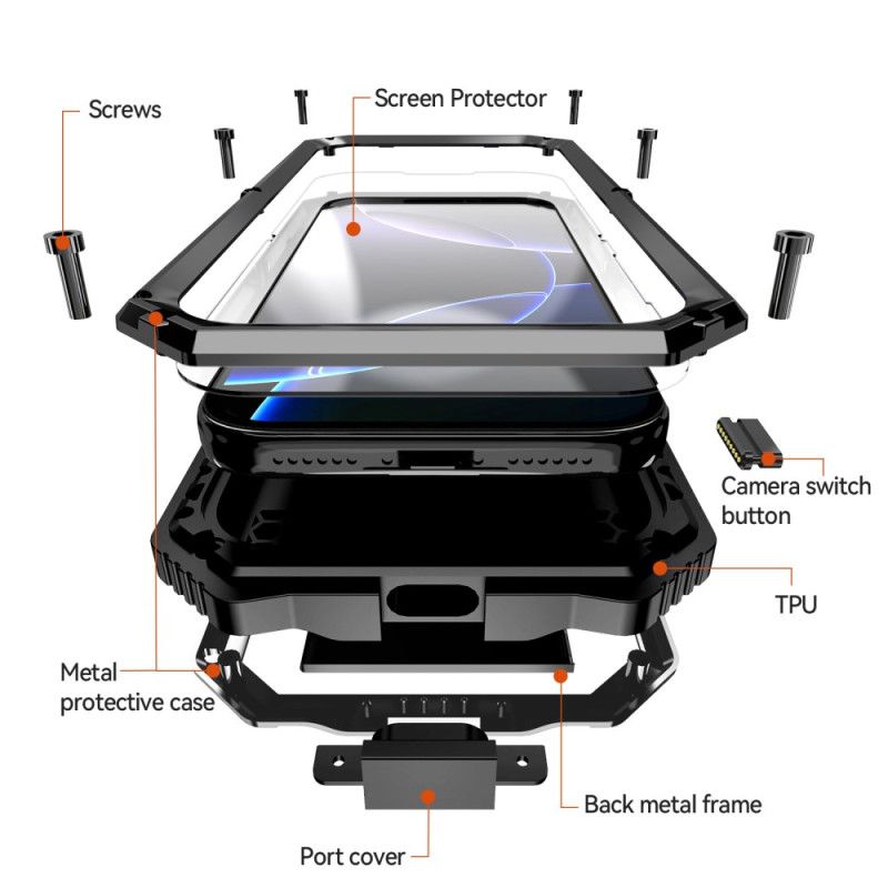 Cover Til iPhone 17 Pro R-just Armor