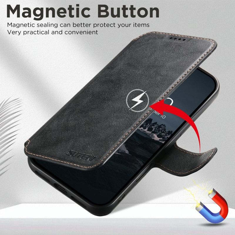 Flip Cover iPhone 17 Pro Magnetisk Med Aftageligt Retro-etui