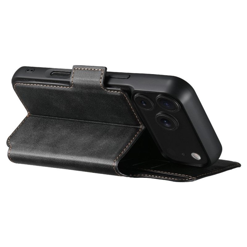 Flip Cover Til iPhone 17 Pro Magsafe Tofarvet Aftageligt Etui