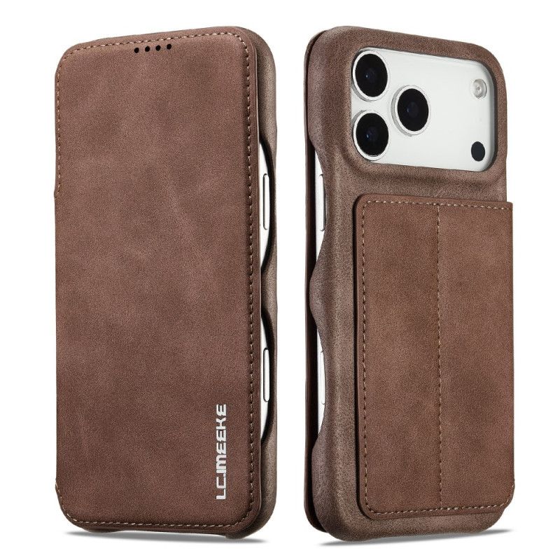Læder Cover iPhone 17 Pro Telefon Etui Lc.imeeke