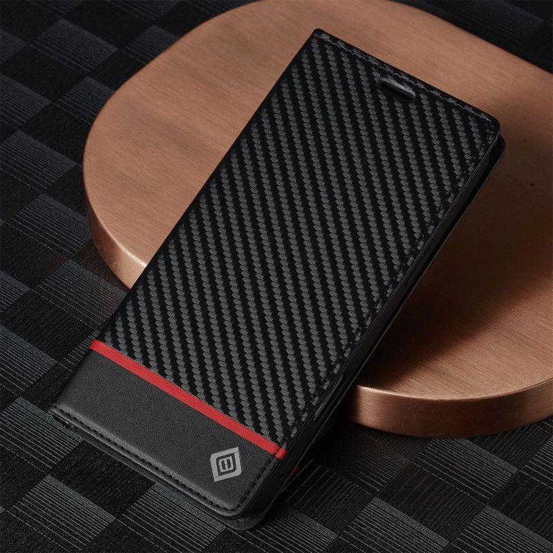 Læder Cover iPhone 17 Pro Telefon Etui Lc.imeeke Kulfiber