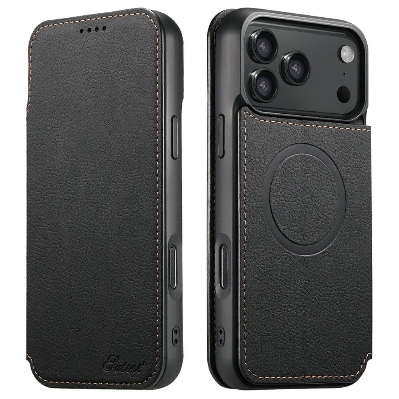 Læder Cover iPhone 17 Pro Telefon Etui Magsafe-kompatibelt Vintagedesign