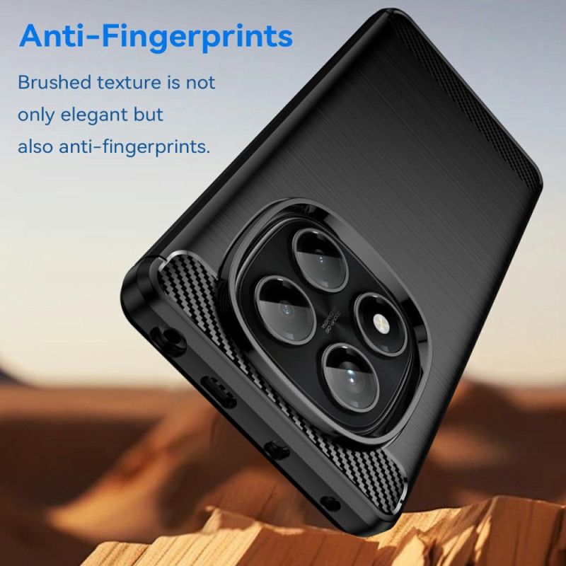 Cover Til Xiaomi Redmi Note 14 Pro 4g Børstet Kulfiber