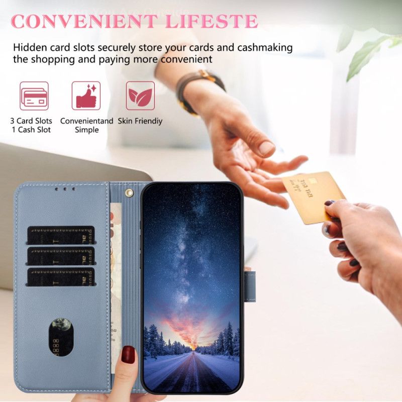 Flip Cover Til Xiaomi Redmi Note 14 Pro 4g Butterfly Med Rem