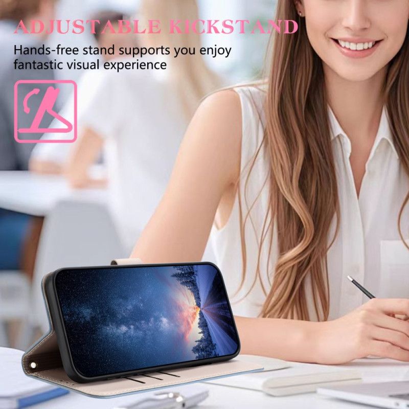 Flip Cover Til Xiaomi Redmi Note 14 Pro 4g Butterfly Med Rem