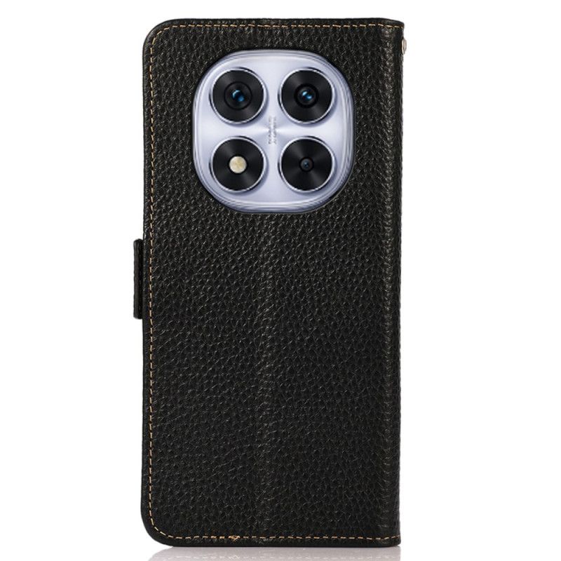 Flip Cover Xiaomi Redmi Note 14 Pro 4g Ægte Læder Khazneh