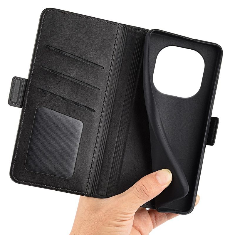 Flip Cover Xiaomi Redmi Note 14 Pro 4g Dobbeltlukning