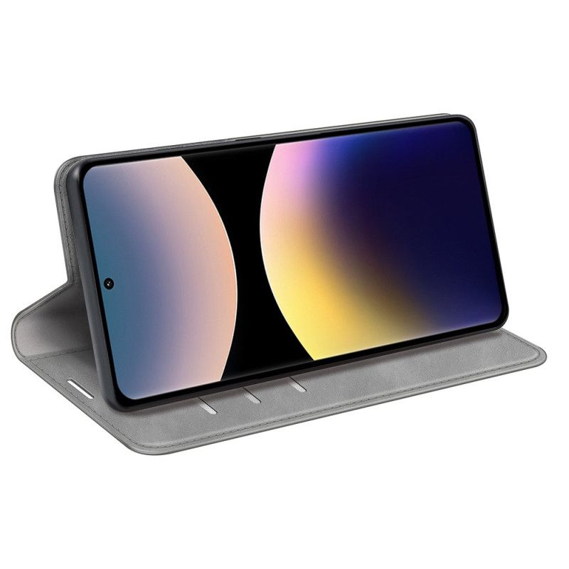 Flip Cover Xiaomi Redmi Note 14 Pro 4g Læderstil