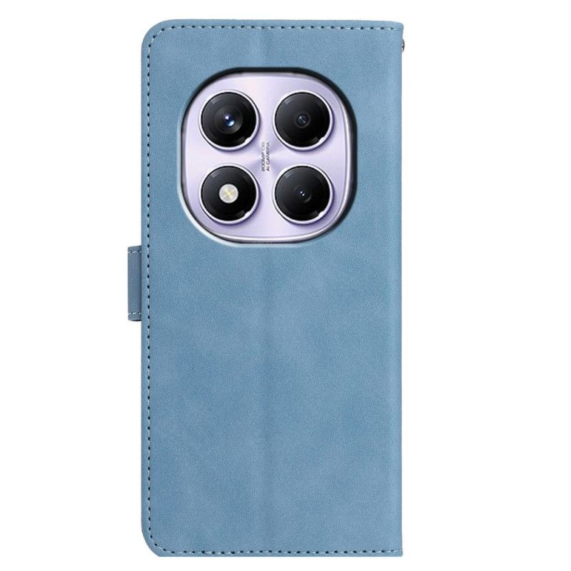 Flip Cover Xiaomi Redmi Note 14 Pro 4g Lotusmønster