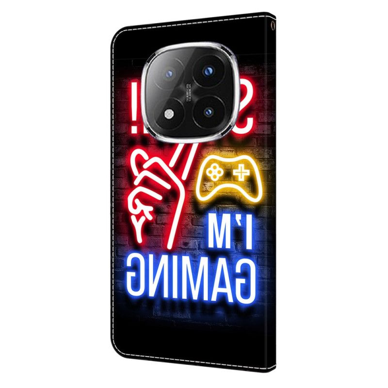 Flip Cover Xiaomi Redmi Note 14 Pro 4g Neonmønster