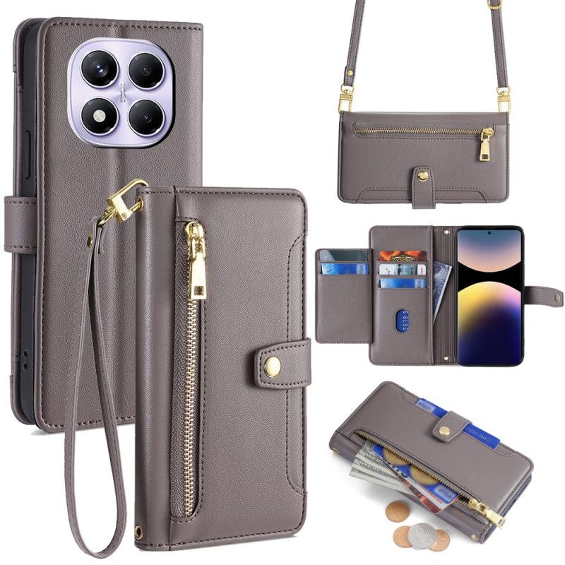 Flip Cover Xiaomi Redmi Note 14 Pro 4g Skulder- Og Crossbody-pung