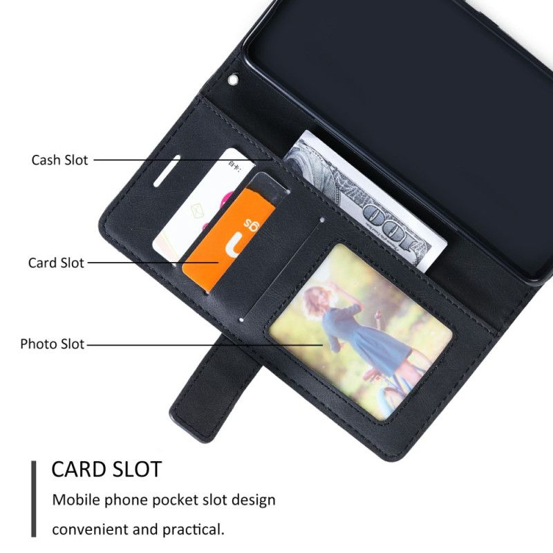 Flip Cover Xiaomi Redmi Note 14 Pro 4g Tofarvet Med Striber