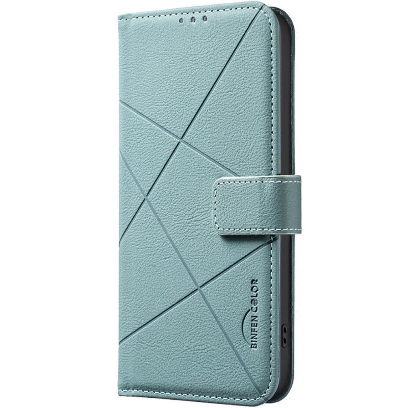 Læder Cover Xiaomi Redmi Note 14 Pro 4g Binfen Color Linjer