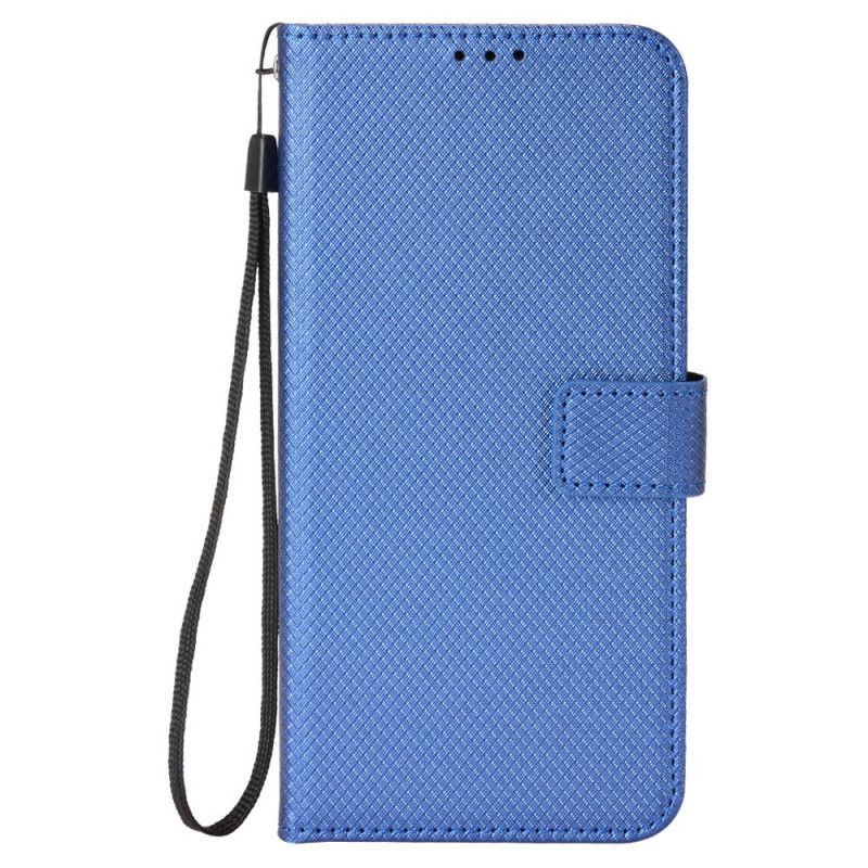 Læder Cover Xiaomi Redmi Note 14 Pro 4g Diamanttekstur