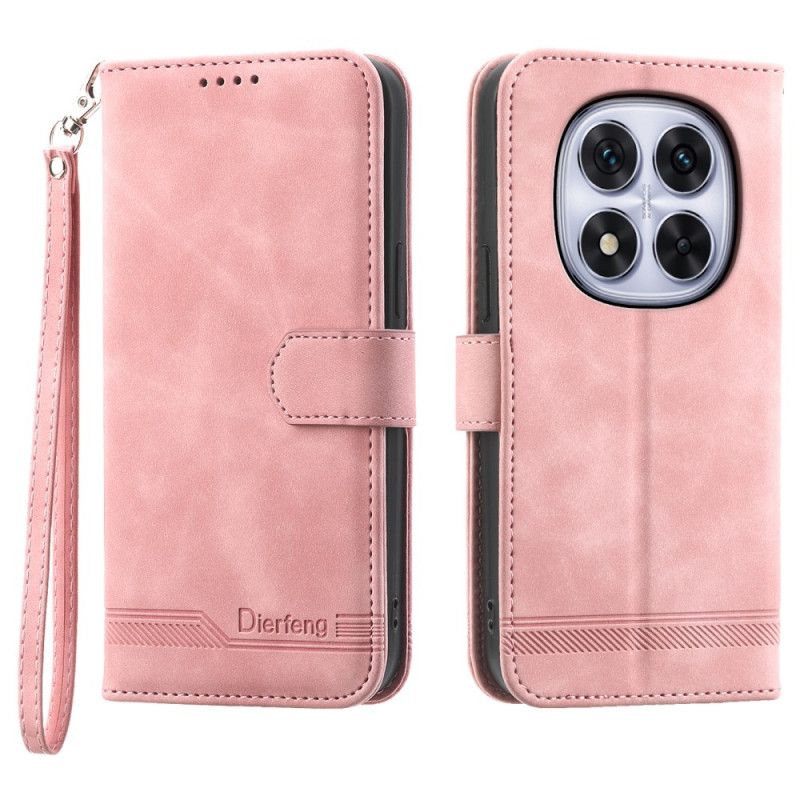 Læder Cover Xiaomi Redmi Note 14 Pro 4g Dierfeng