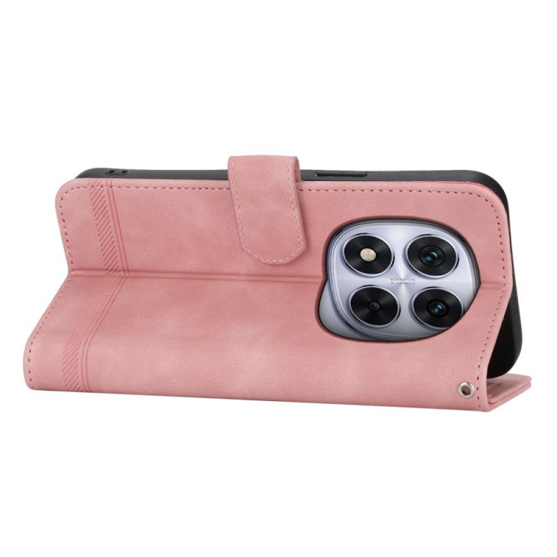 Læder Cover Xiaomi Redmi Note 14 Pro 4g Dierfeng