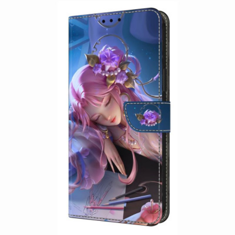 Læder Cover Xiaomi Redmi Note 14 Pro 4g Eventyr