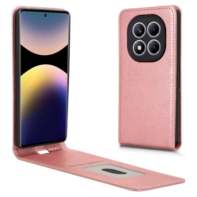 Læder Cover Xiaomi Redmi Note 14 Pro 4g Lodret Vippedesign