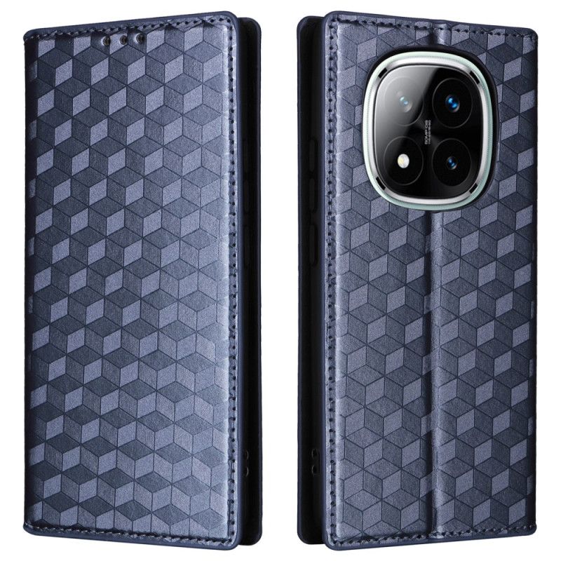 Læder Cover Xiaomi Redmi Note 14 Pro 4g Telefon Etui 3d-diamanter