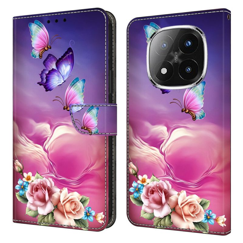 Læder Cover Xiaomi Redmi Note 14 Pro 4g Telefon Etui Eventyrdekoration