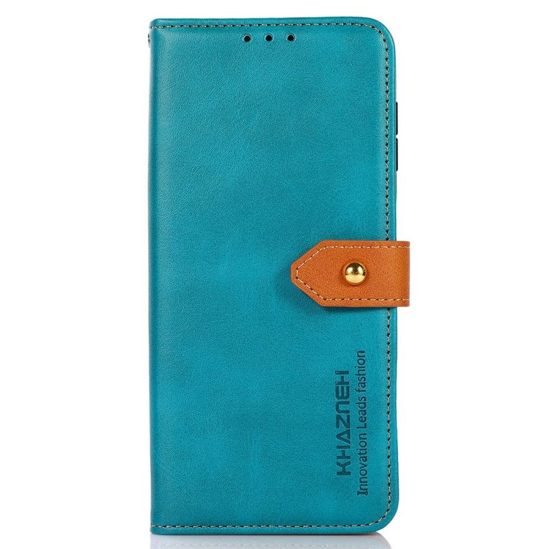 Læder Cover Xiaomi Redmi Note 14 Pro 4g Telefon Etui Guldlås Khazneh