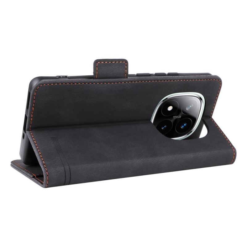 Læder Cover Xiaomi Redmi Note 14 Pro 4g Telefon Etui Retro