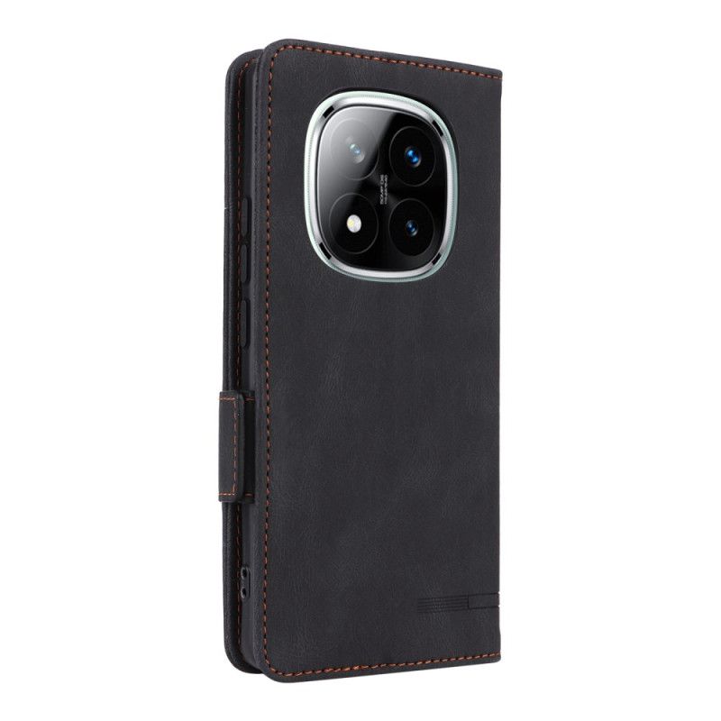Læder Cover Xiaomi Redmi Note 14 Pro 4g Telefon Etui Retro