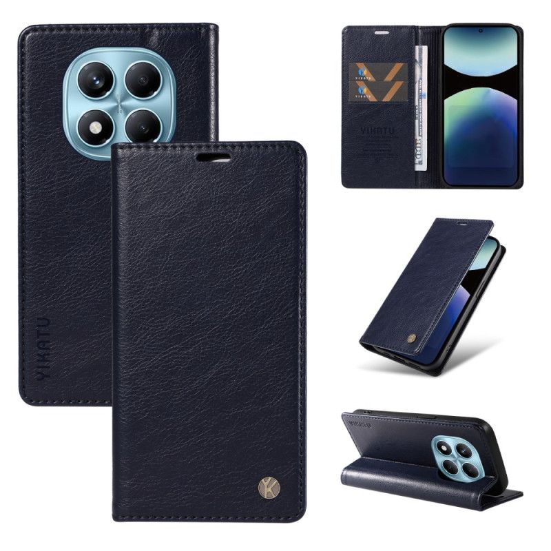Læder Cover Xiaomi Redmi Note 14 Pro 4g Vintage Yikatu
