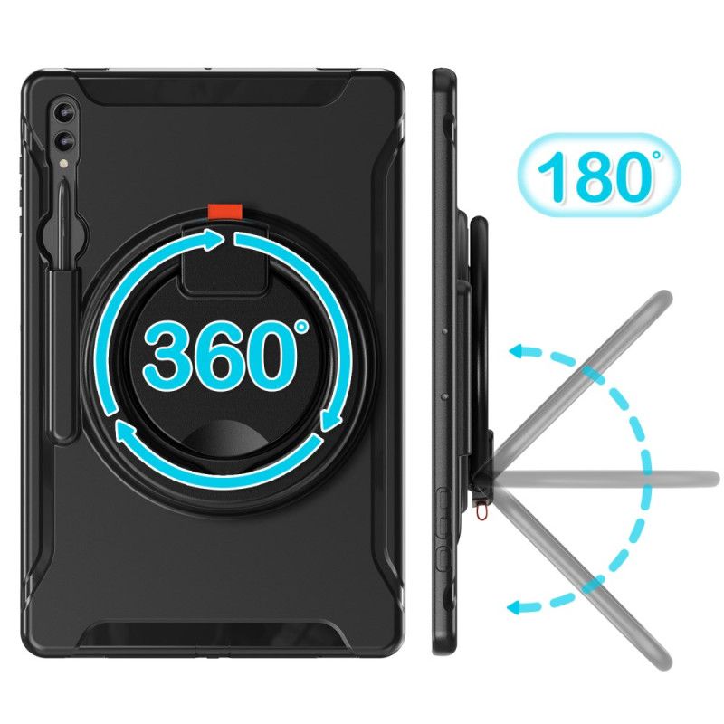 Cover Samsung Galaxy Tab S10 Ultra Telefon Etui Roterende Ringstativ