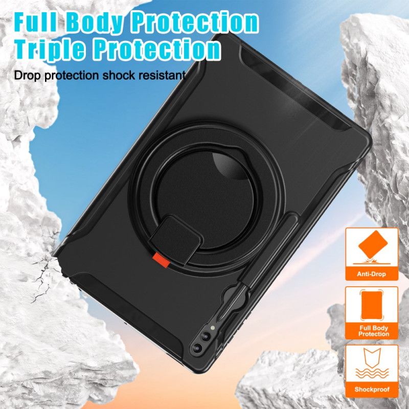 Cover Samsung Galaxy Tab S10 Ultra Telefon Etui Roterende Ringstativ