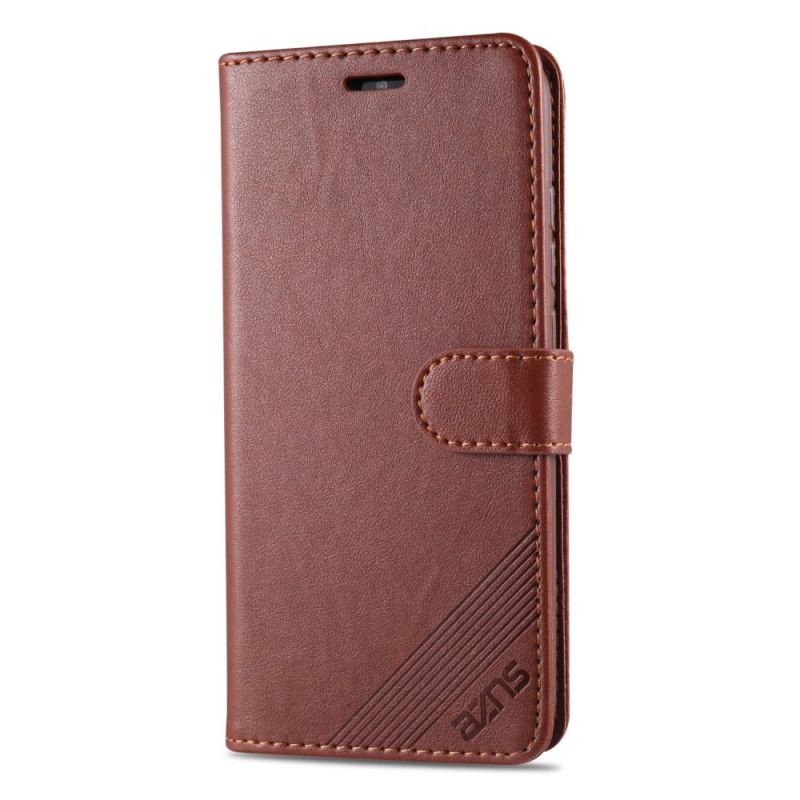 Flip Cover Læder Xiaomi Redmi 8 Sort Imiteret Læder Azns Original