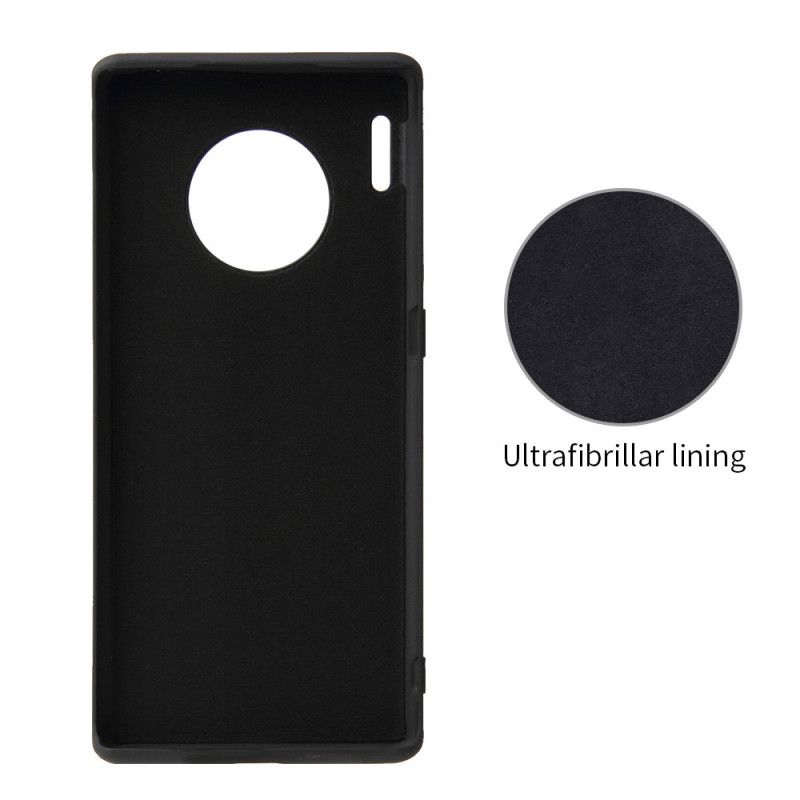 Cover Huawei Mate 30 Kulfiber Ringstøtte
