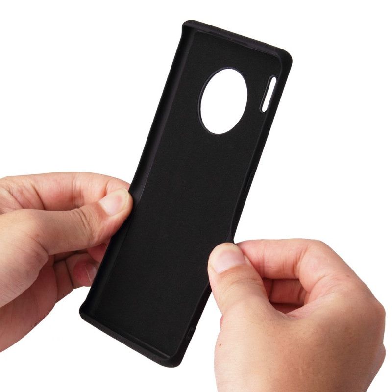 Cover Huawei Mate 30 Kulfiber Ringstøtte