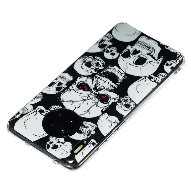 Cover Huawei Mate 30 Opmærksomhed Fluorescerende Kranier