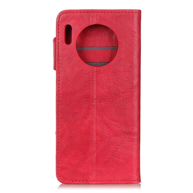 Flip Cover Huawei Mate 30 Rød Mobilcover Kunstnerisk Og Syning