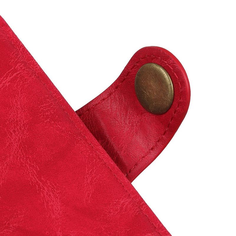 Flip Cover Huawei Mate 30 Rød Mobilcover Kunstnerisk Og Syning