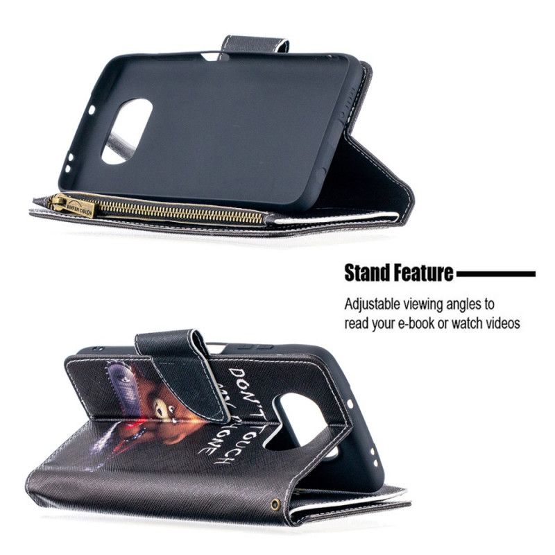 Flip Cover Xiaomi Poco X3 Bære Lynlåslomme