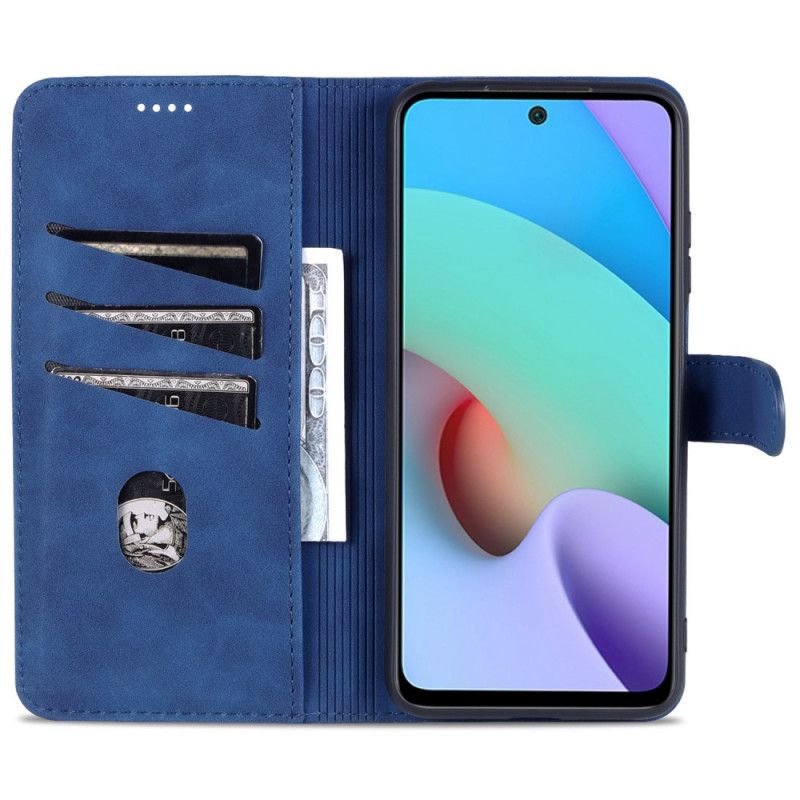 Flip Cover Xiaomi Redmi Note 11 / Poco M4 Pro 5g Azns Imiteret Læder