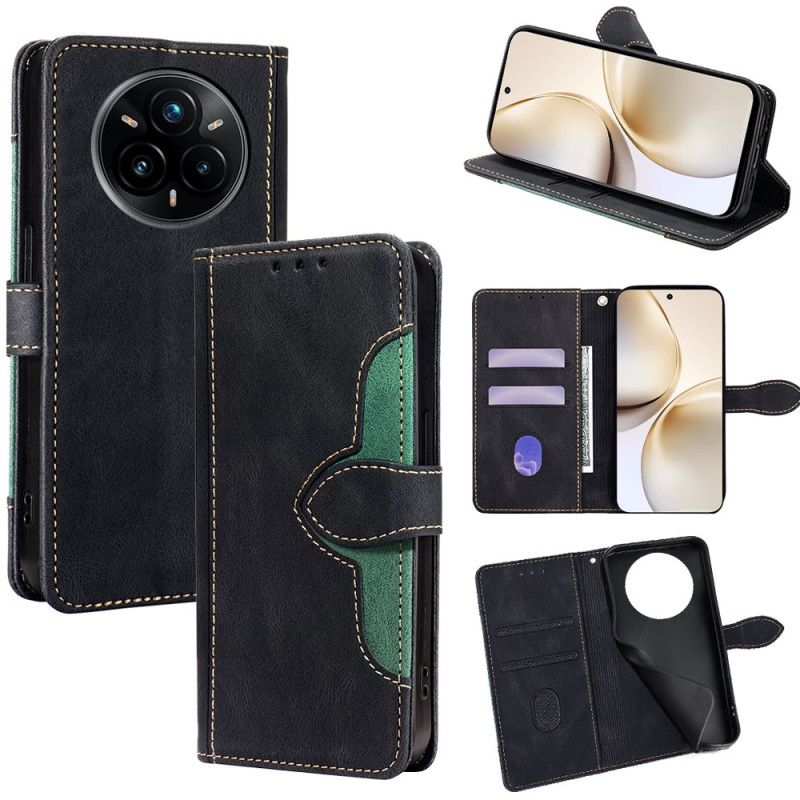 Flip Cover Realme 14 Pro 5g Tofarvet Blomsterprint