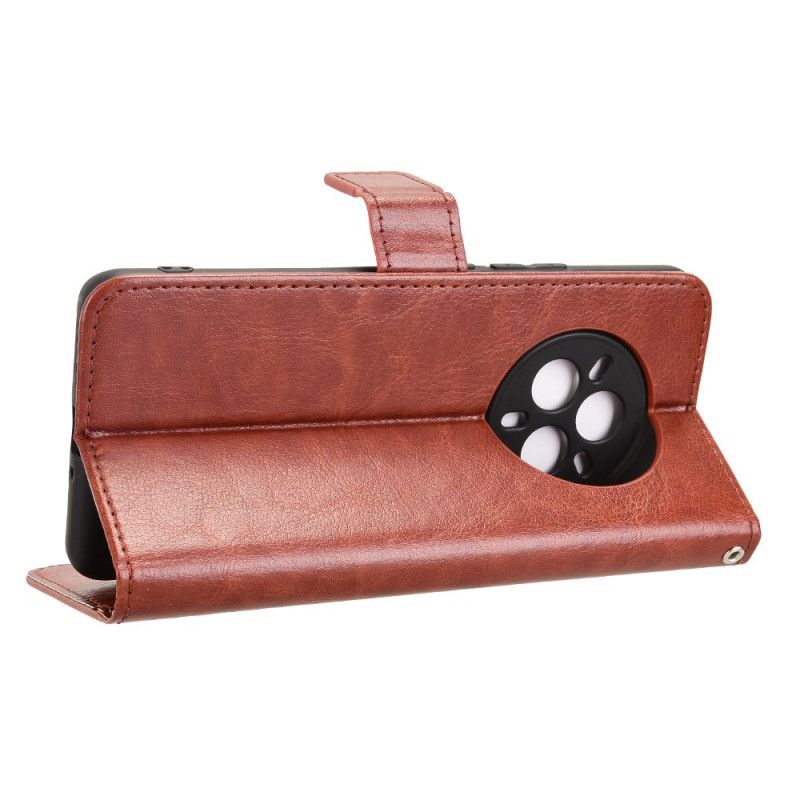 Læder Cover Realme 14 Pro 5g Prangende Kunstlæder