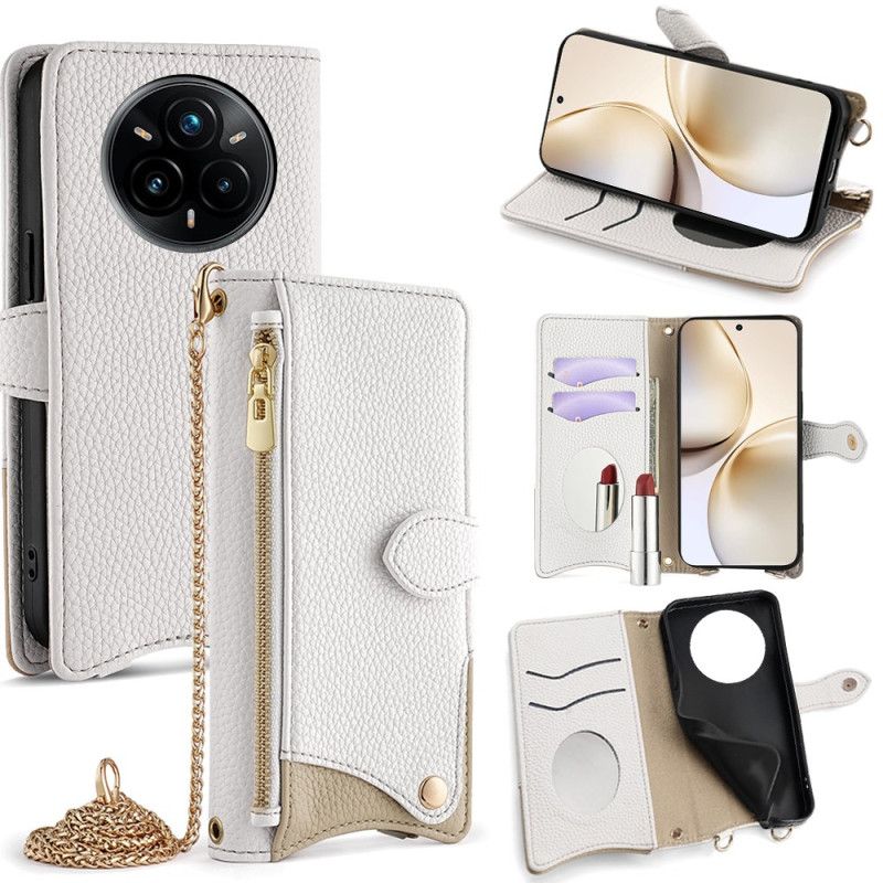 Læder Cover Realme 14 Pro 5g Pung Og Kæde